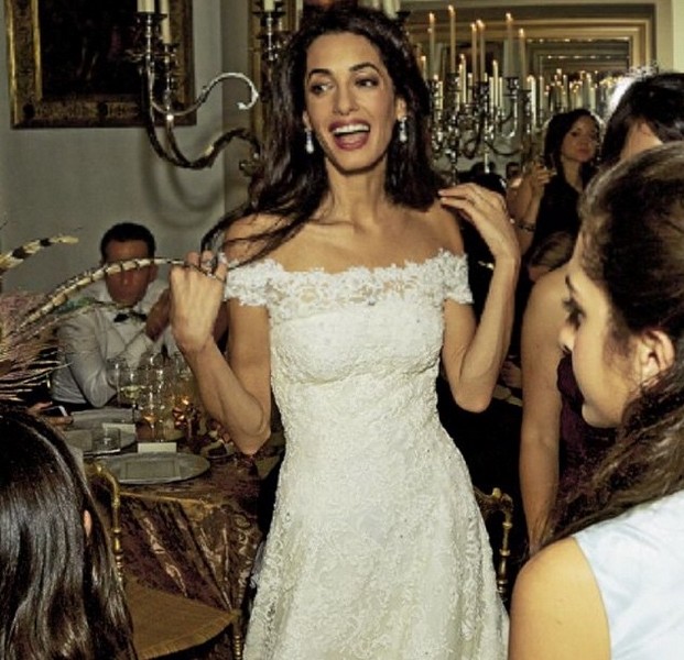 George Clooney and Amal Alamuddin Wedding Pictures